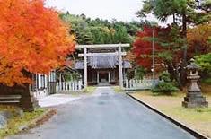 秋の長谷部神社の写真